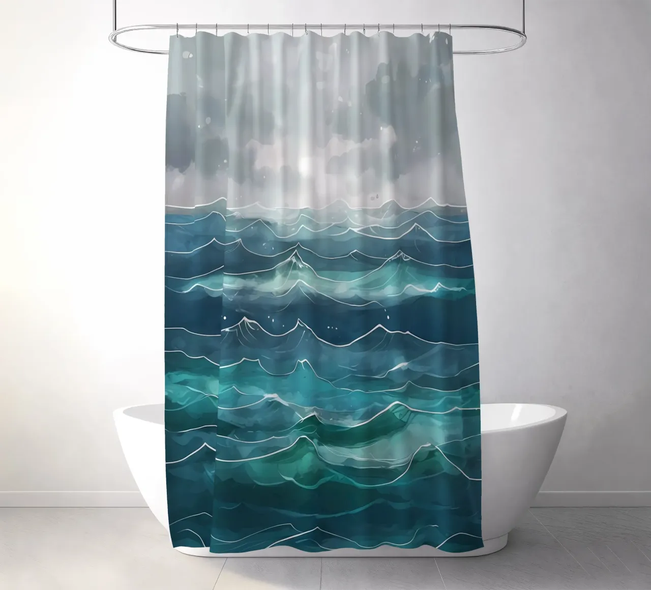 Sérénité de l'océan rideau de douche de Artistic-shop