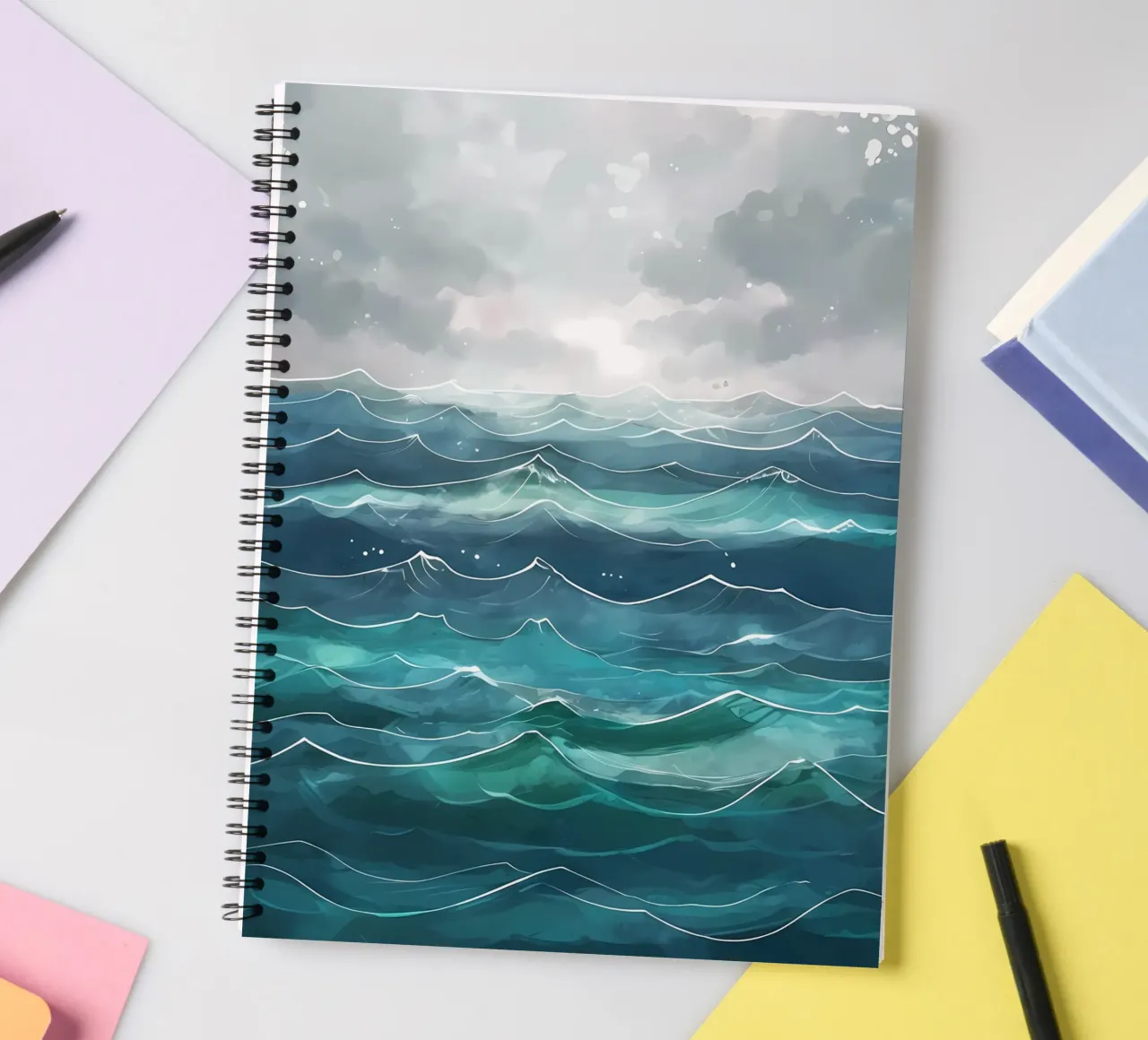 Ocean Serenity spiral notebook by Artistic-shop