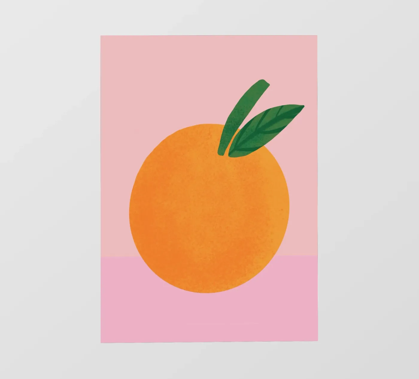 orange fotobehang van annaamabella