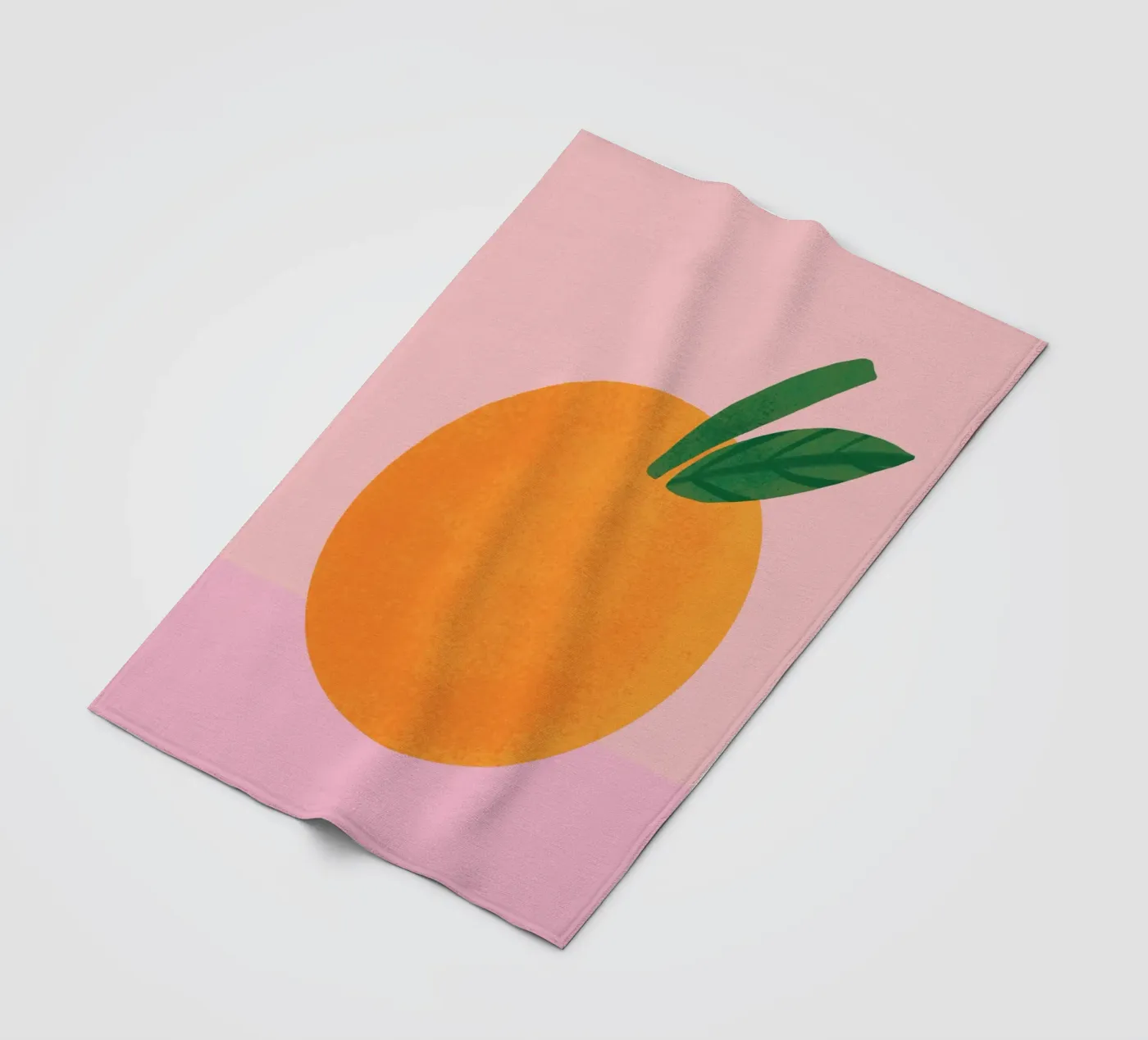 orange Fleecedecke von annaamabella
