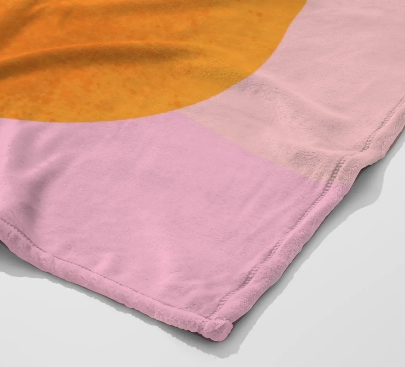 orange Fleecedecke von annaamabella