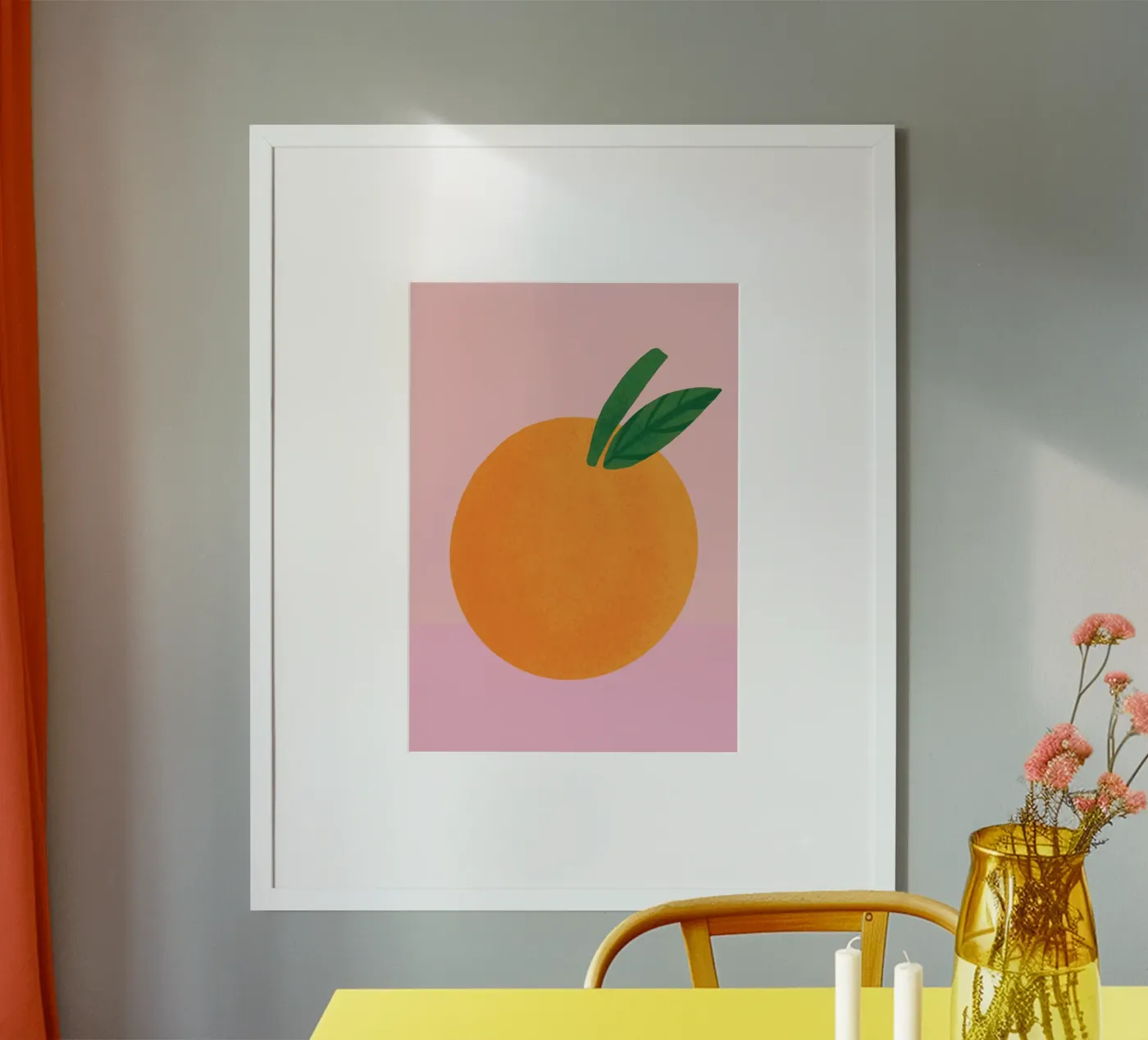 orange Poster von annaamabella