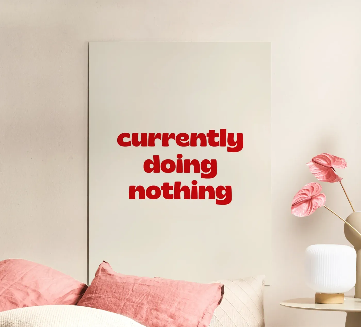 Currently Doing Nothing poster by Between Lines