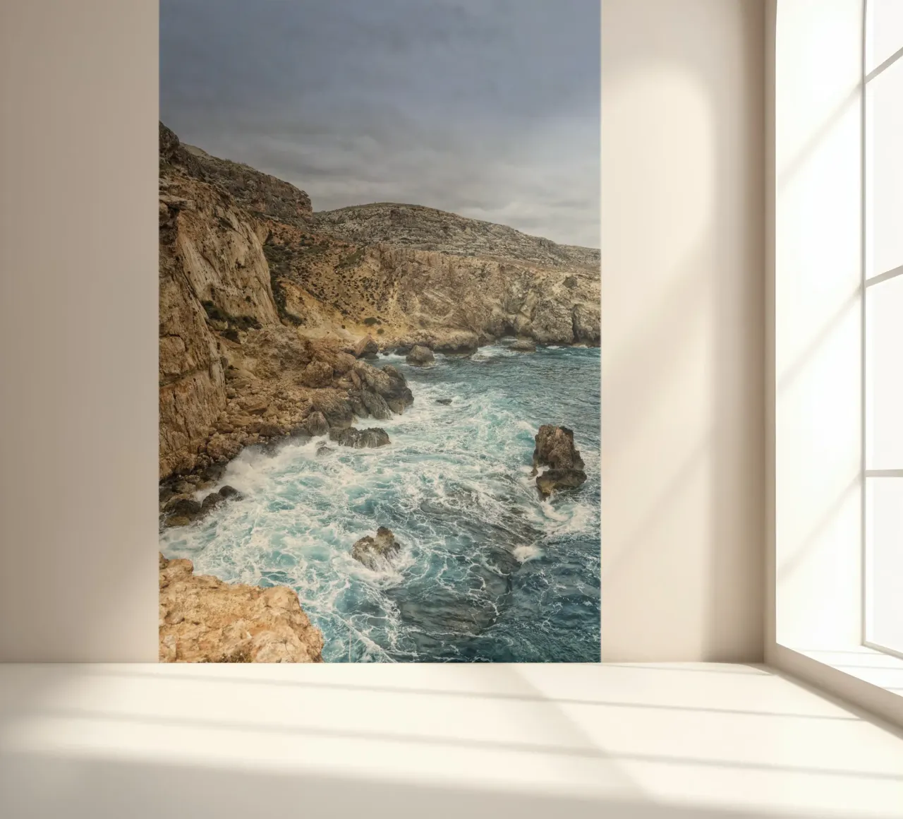 Kust fotobehang van Curious Collections by Marielle Leenders