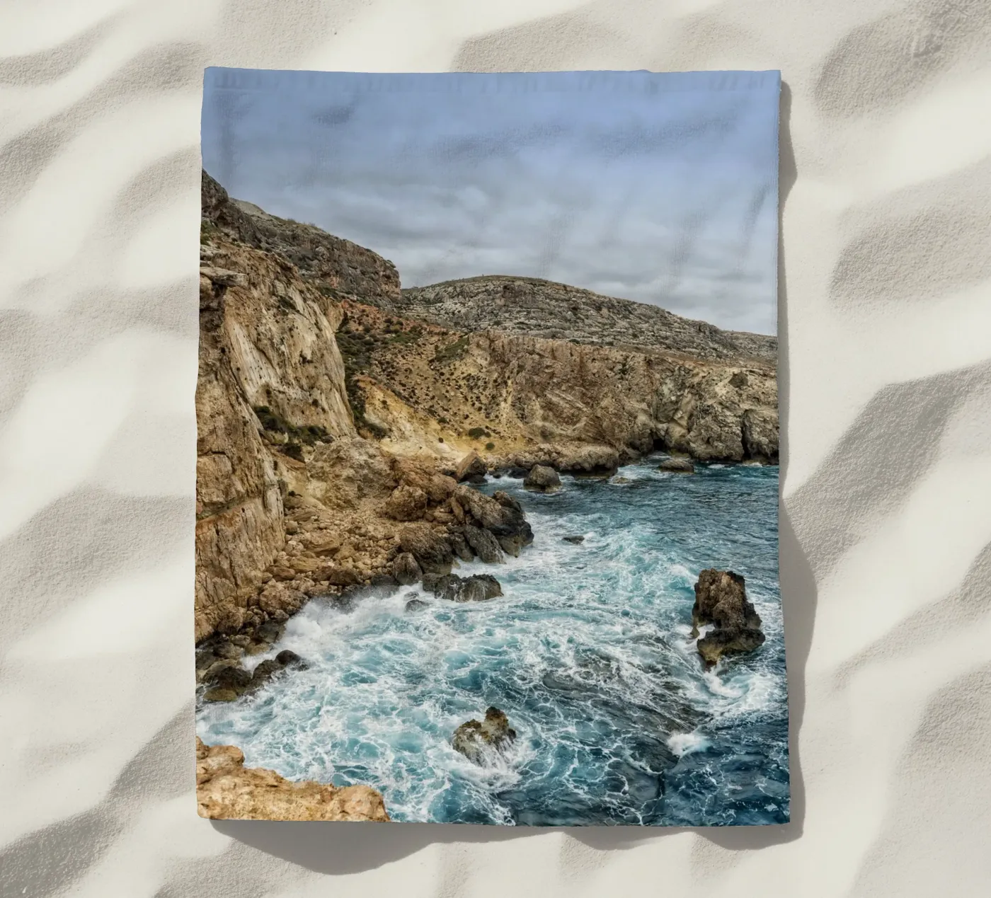 Coastline strandhanddoek van Curious Collections by Marielle Leenders