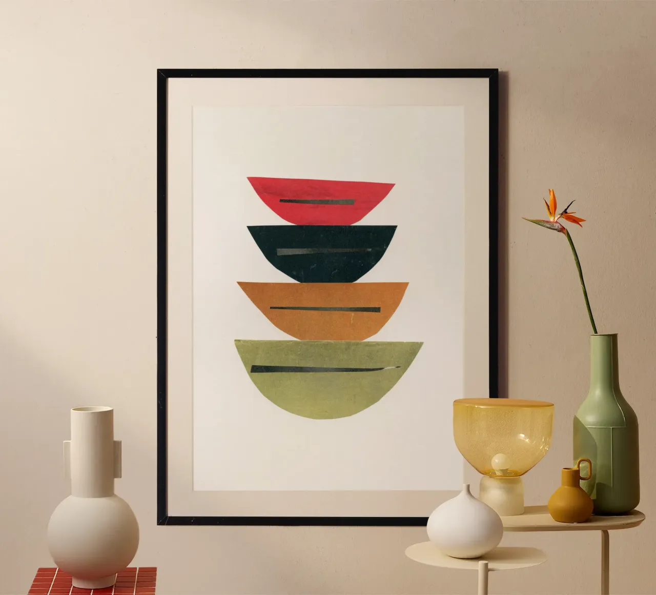 Ciotole poster da Cassia Beck Collage