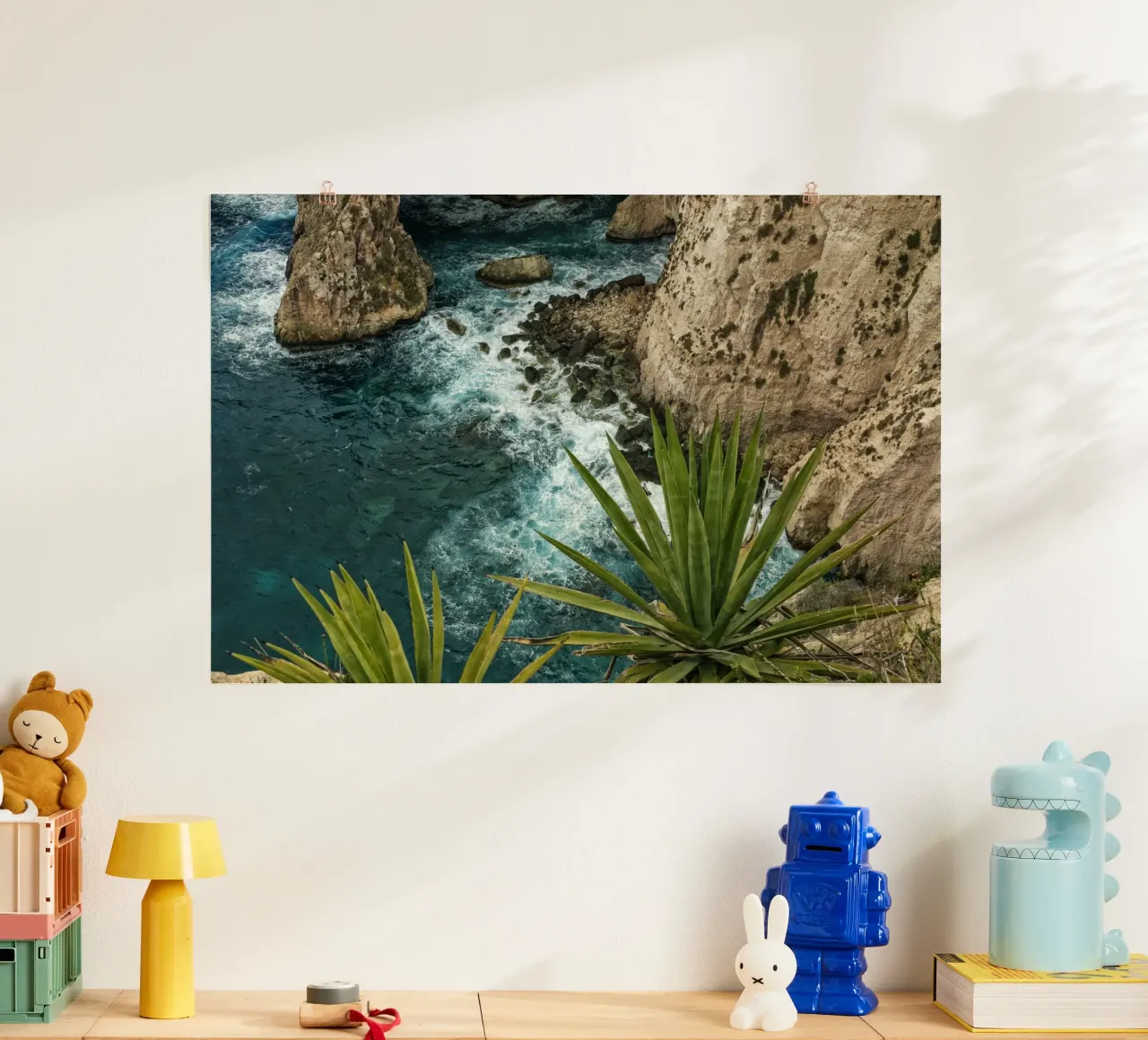 Coast Malta poster by Curious Collections by Marielle Leenders