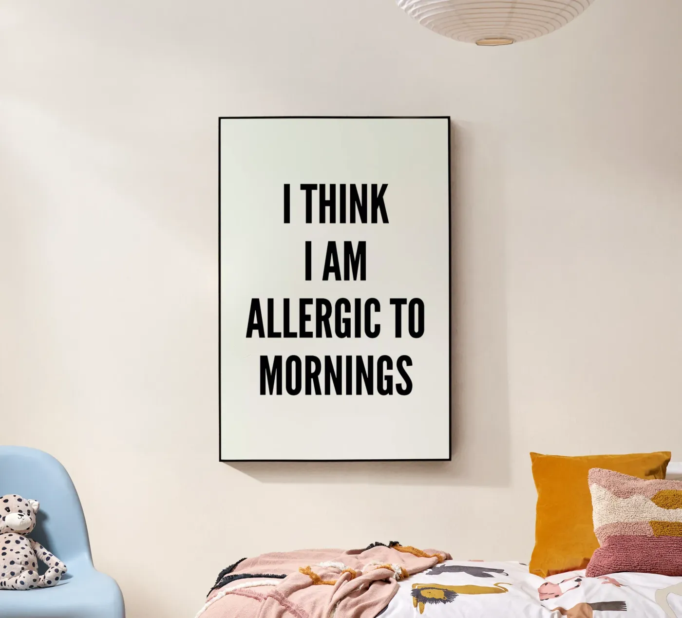 Allergic acryl van Mottos by Sinan Saydik