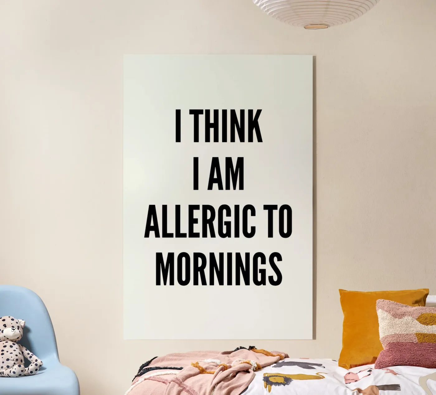 Allergic acryl van Mottos by Sinan Saydik