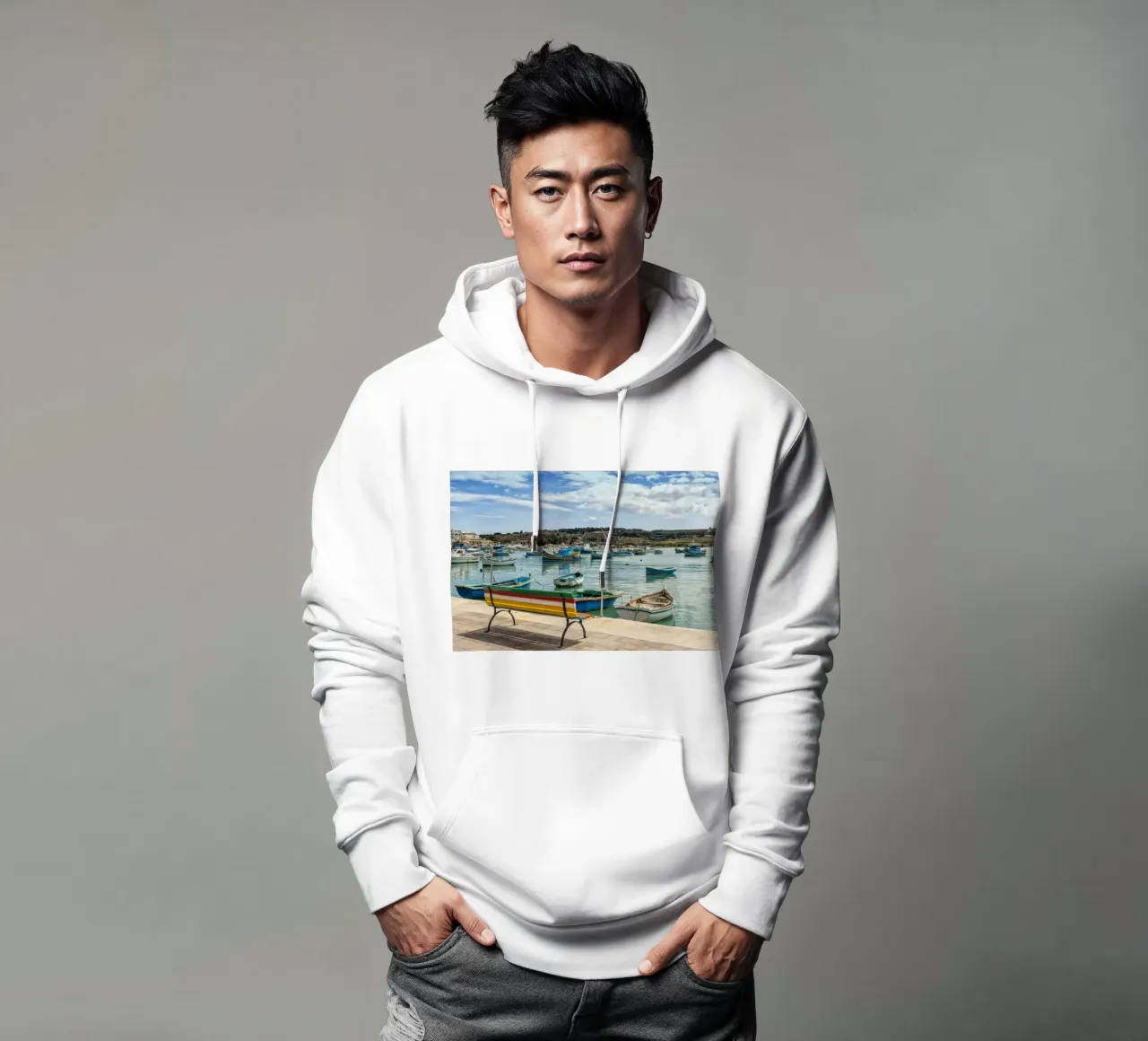 Barche da pesca felpa con cappuccio da Curious Collections by Marielle Leenders