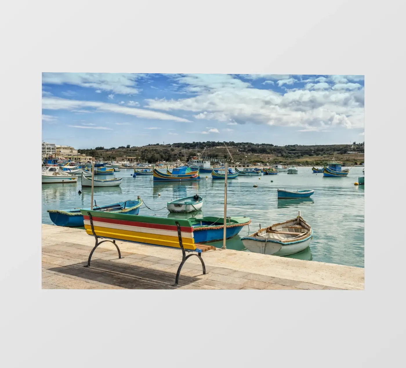 Fischerboote PVC Plane von Curious Collections by Marielle Leenders