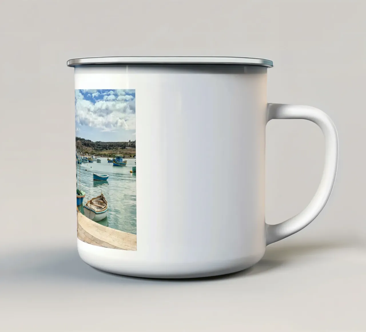 Barche da pesca tazza in smalto da Curious Collections by Marielle Leenders