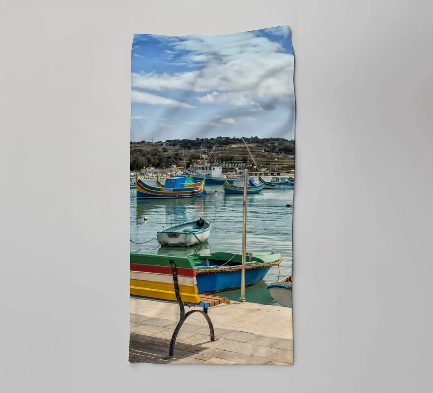 Fischerboote Handtuch von Curious Collections by Marielle Leenders