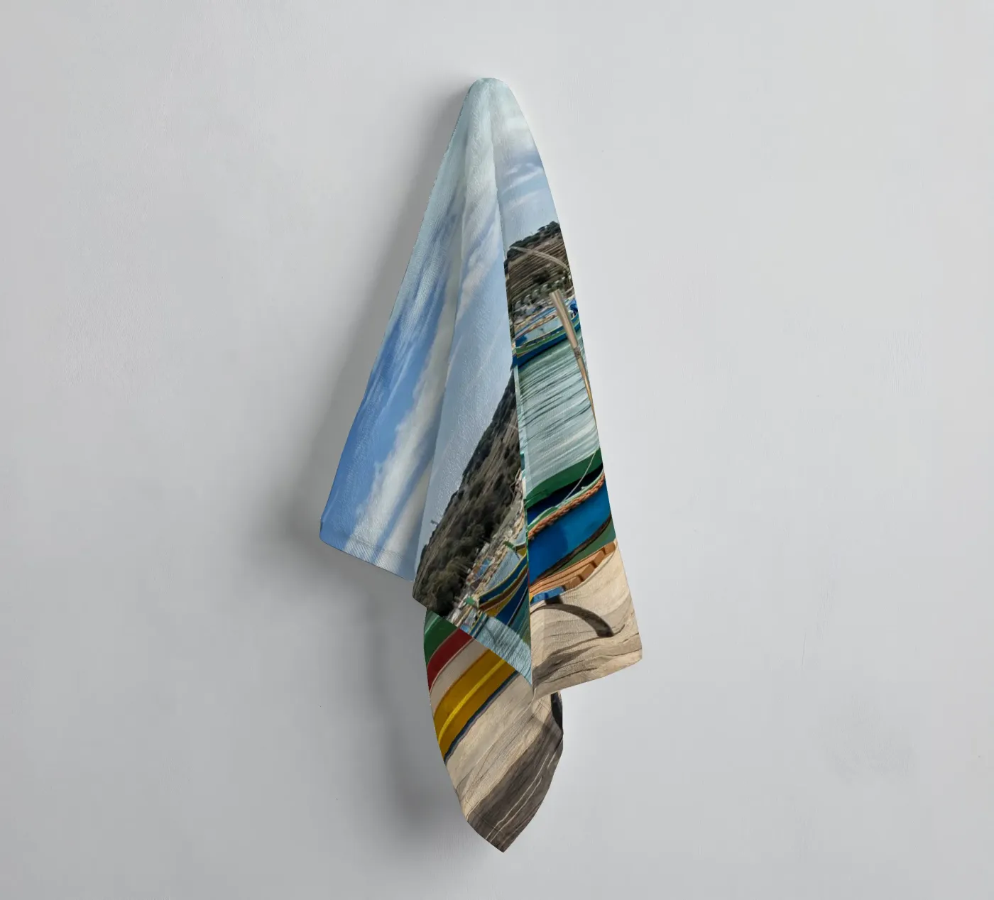 Fishingboats asciugamano da bagno da Curious Collections by Marielle Leenders