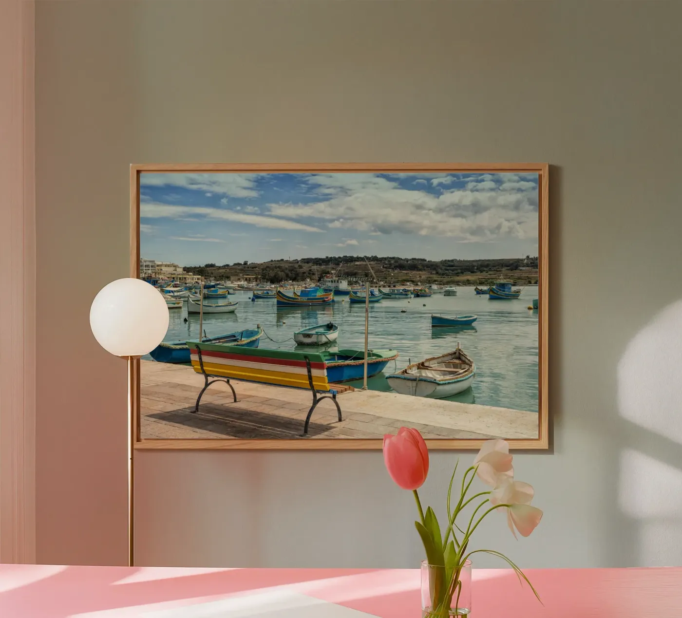 Fischerboote Forex-Platte von Curious Collections by Marielle Leenders