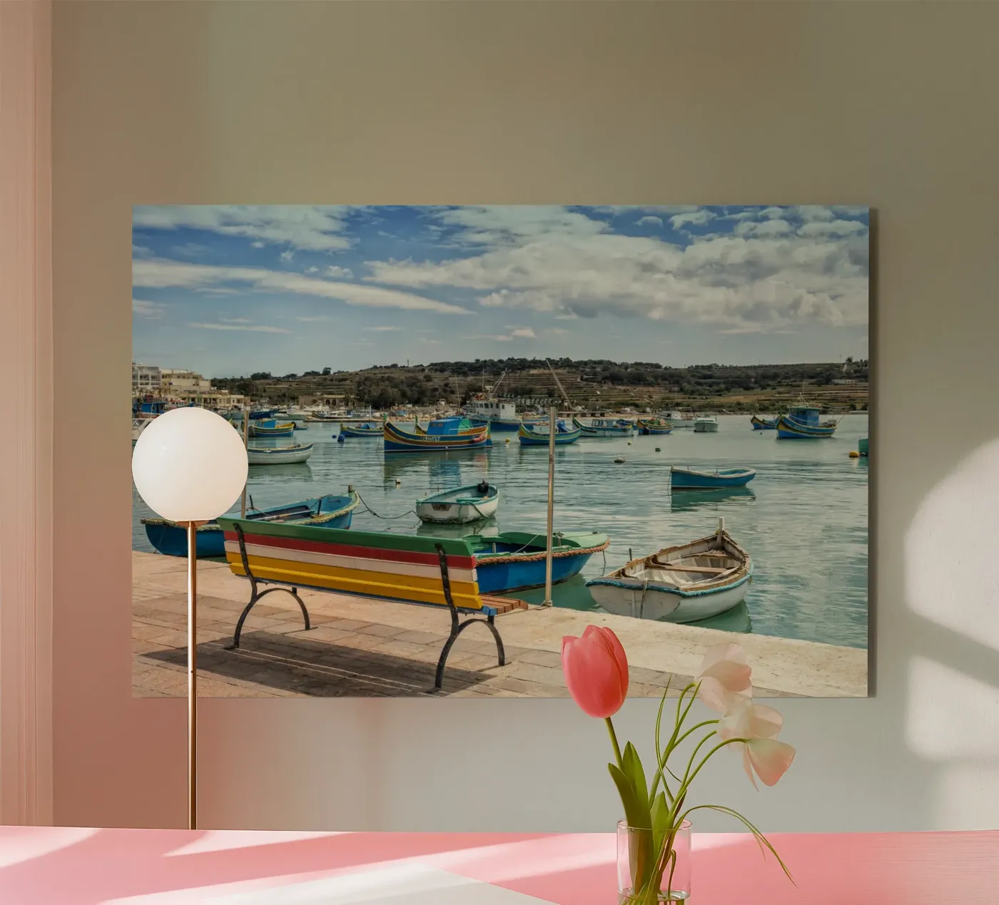 Fischerboote Forex-Platte von Curious Collections by Marielle Leenders