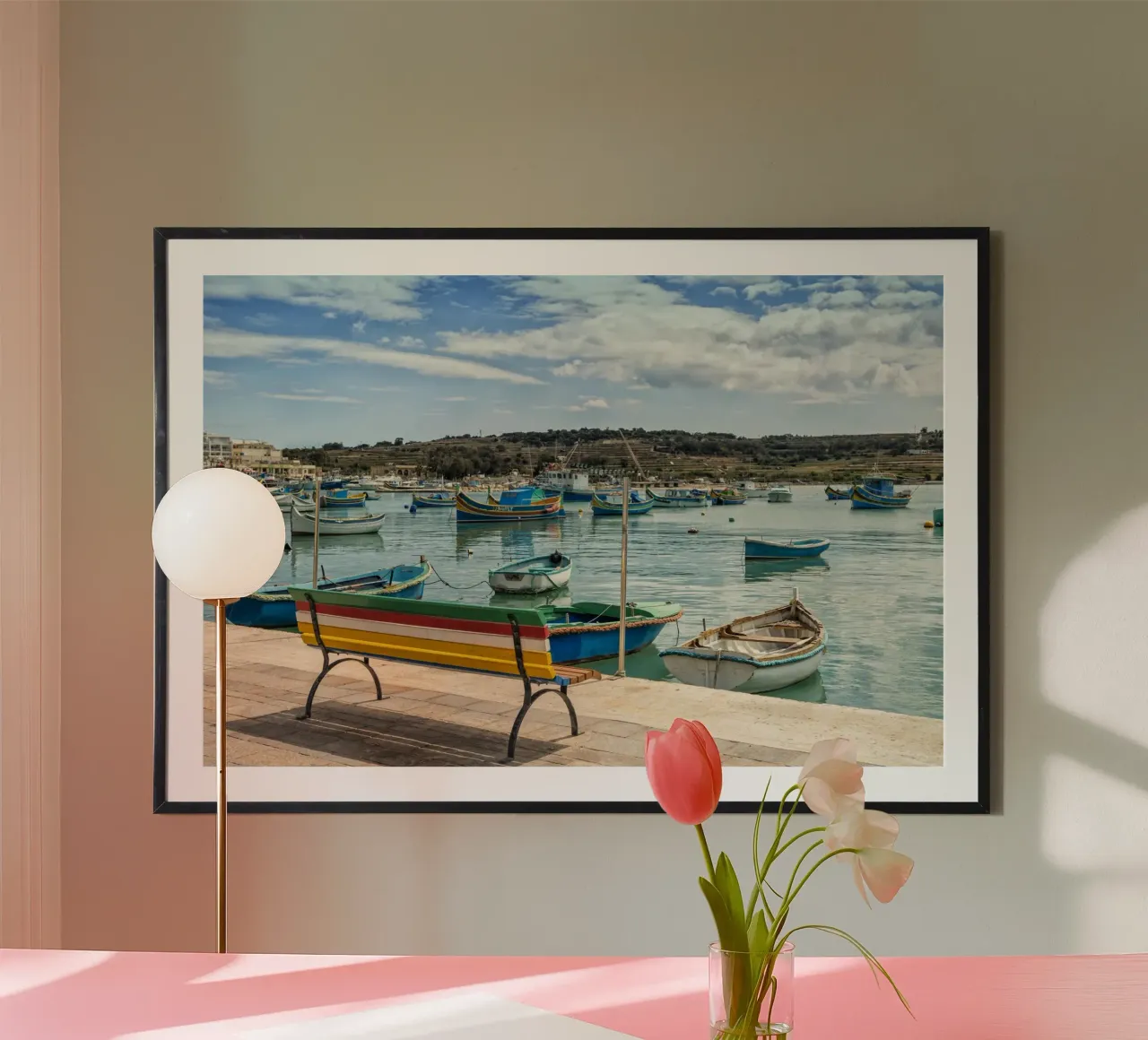 Fishingboats Poster von Curious Collections by Marielle Leenders