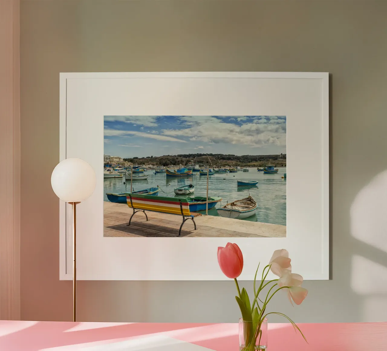 Fishingboats Poster von Curious Collections by Marielle Leenders