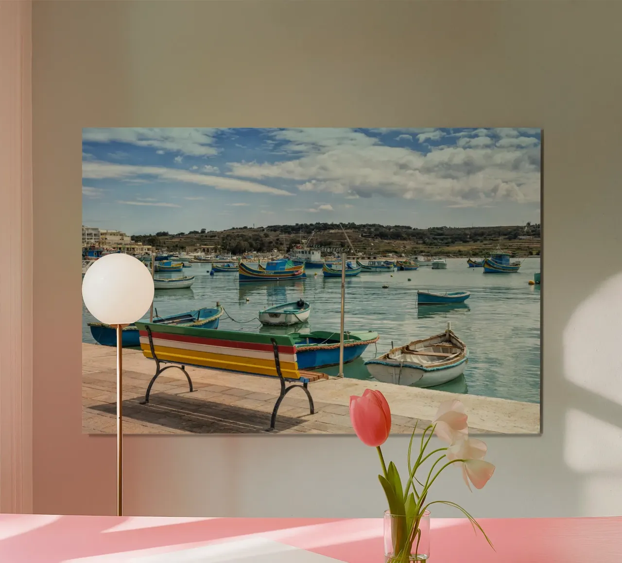 Fishingboats Poster von Curious Collections by Marielle Leenders