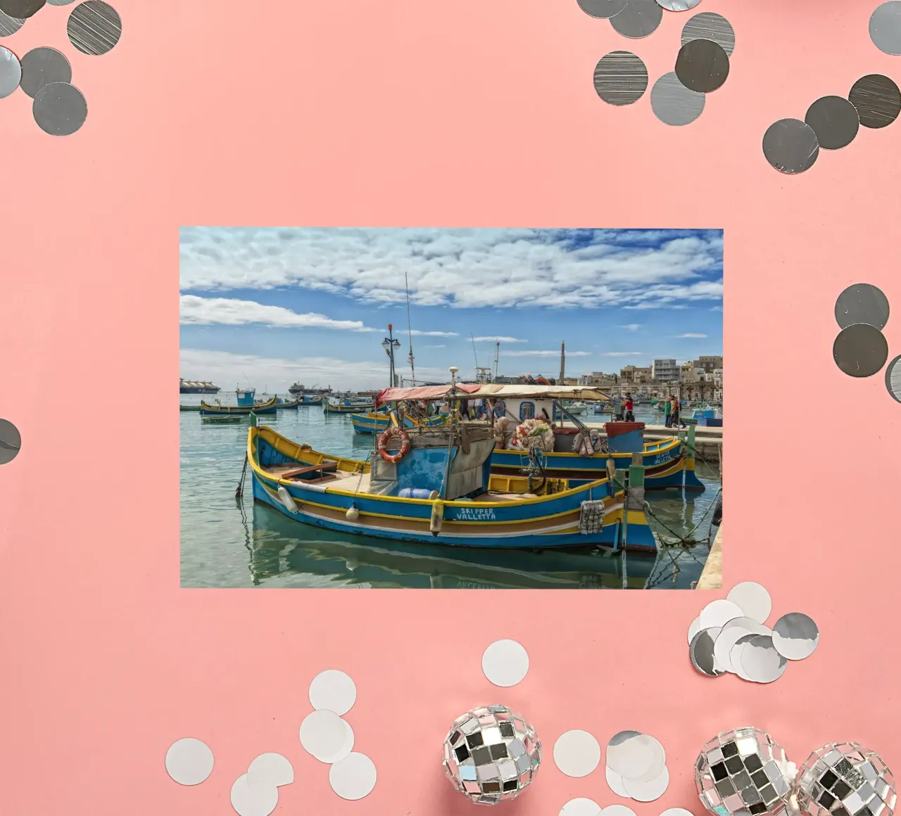 Barcos de pesca pegatina de Curious Collections by Marielle Leenders