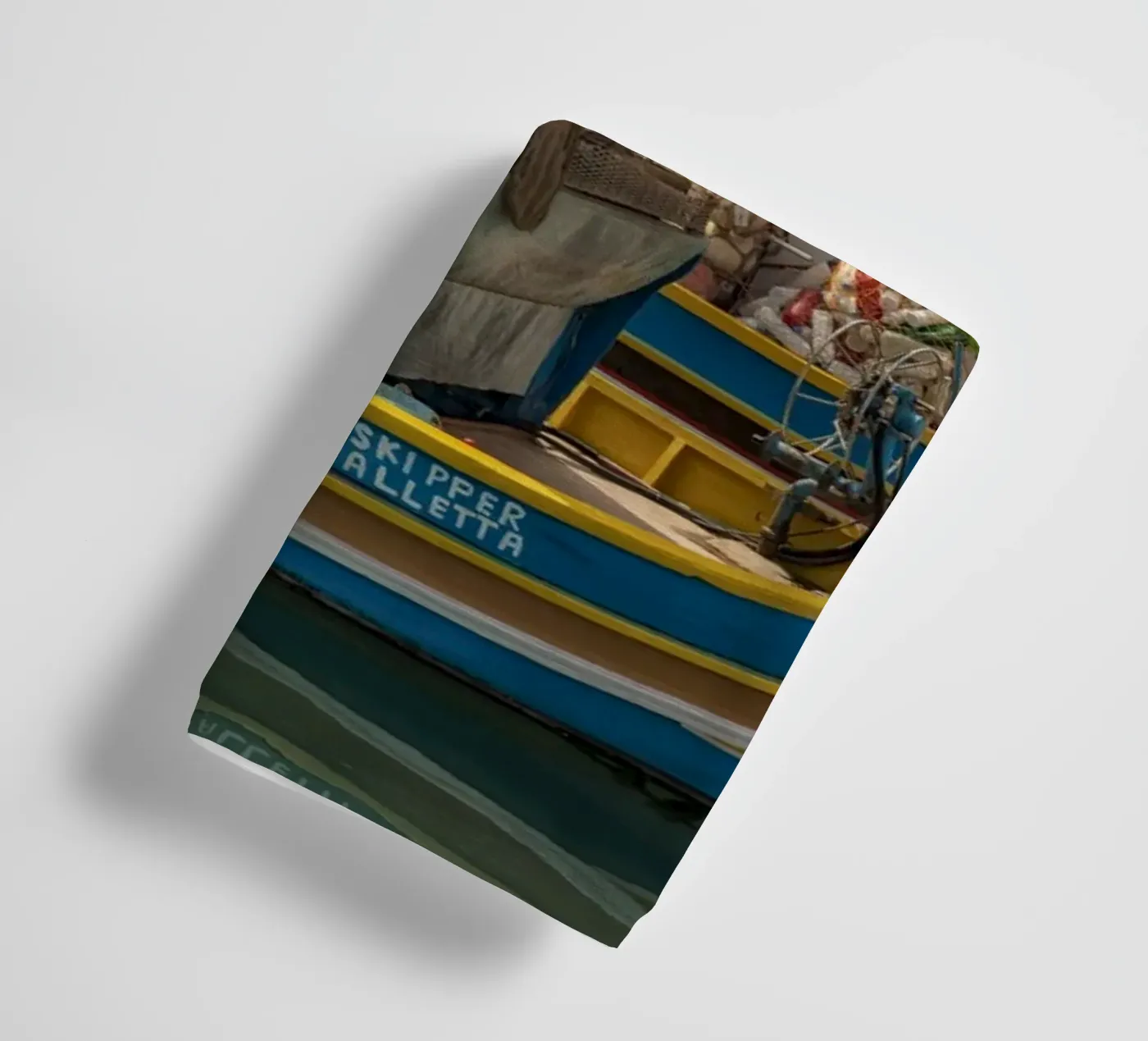 Fishing boats Handtuch von Curious Collections by Marielle Leenders