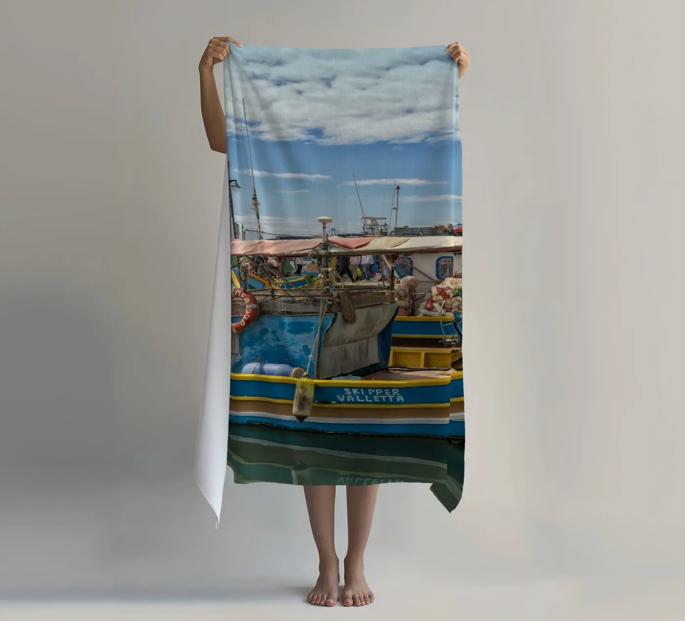 Barche da pesca telo mare da Curious Collections by Marielle Leenders