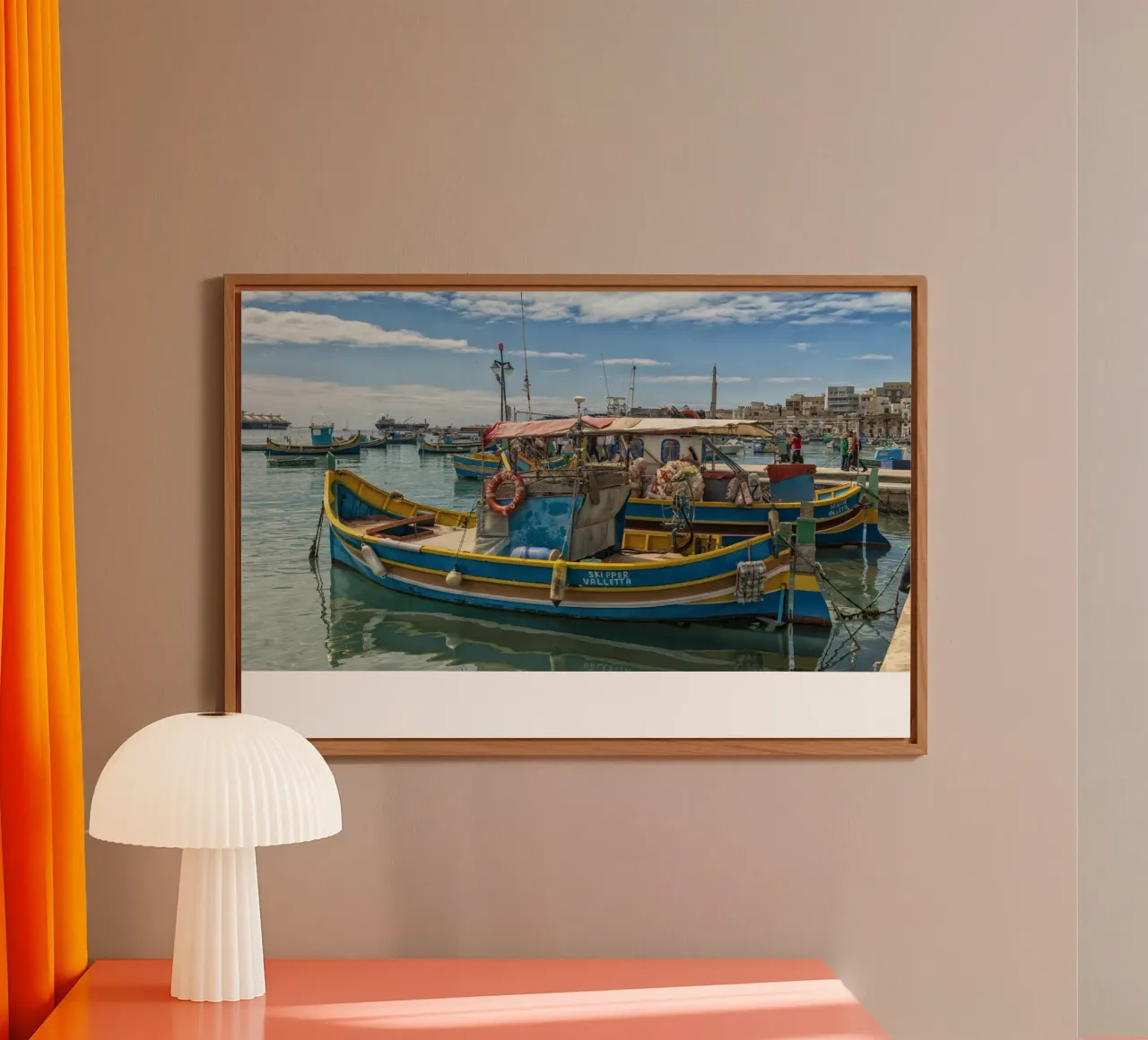 Fischerboote Forex-Platte von Curious Collections by Marielle Leenders