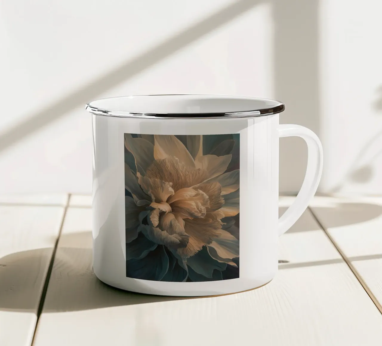 Arazzo petaloso tazza in smalto da Artistic-shop