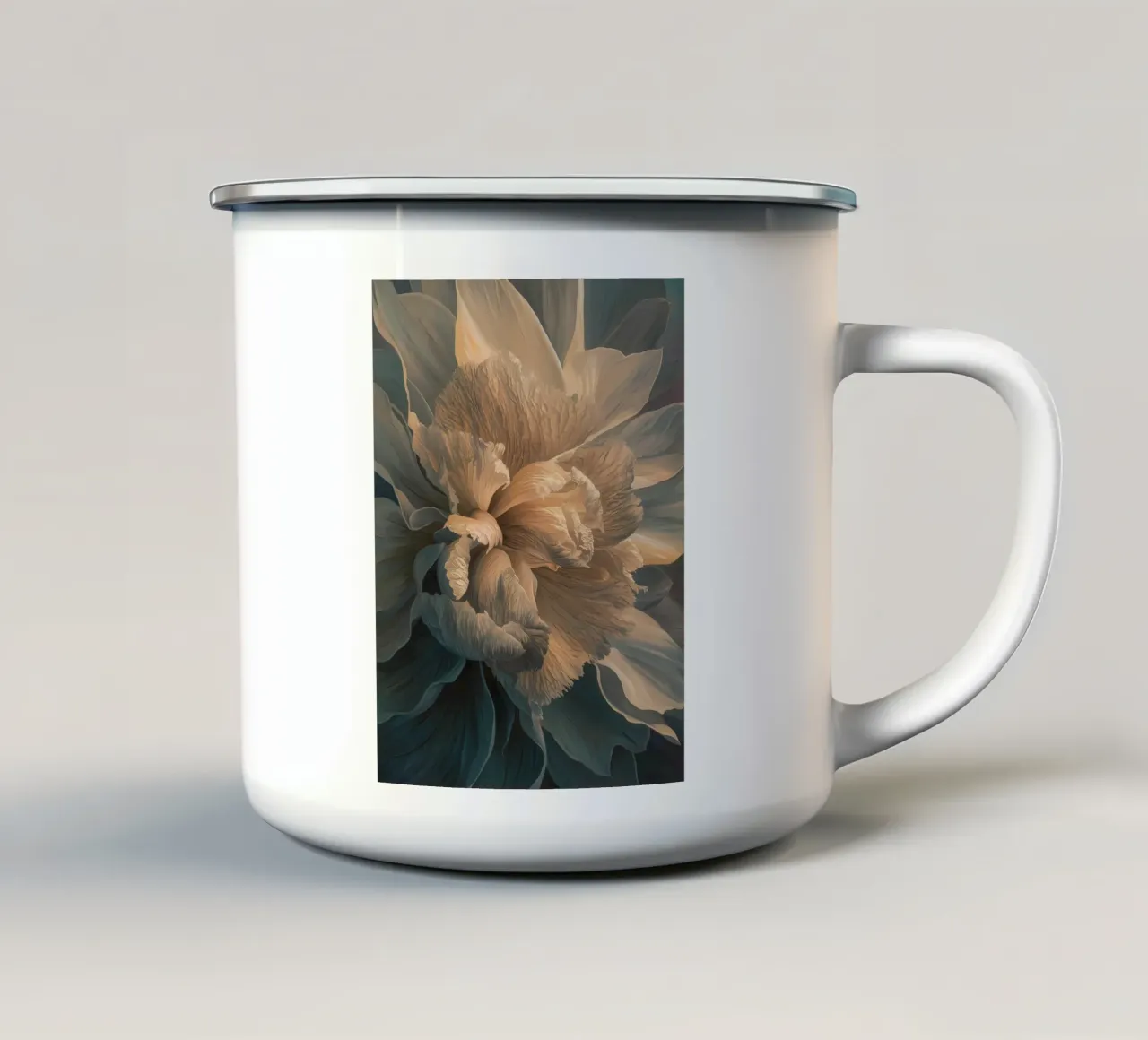 Arazzo petaloso tazza in smalto da Artistic-shop
