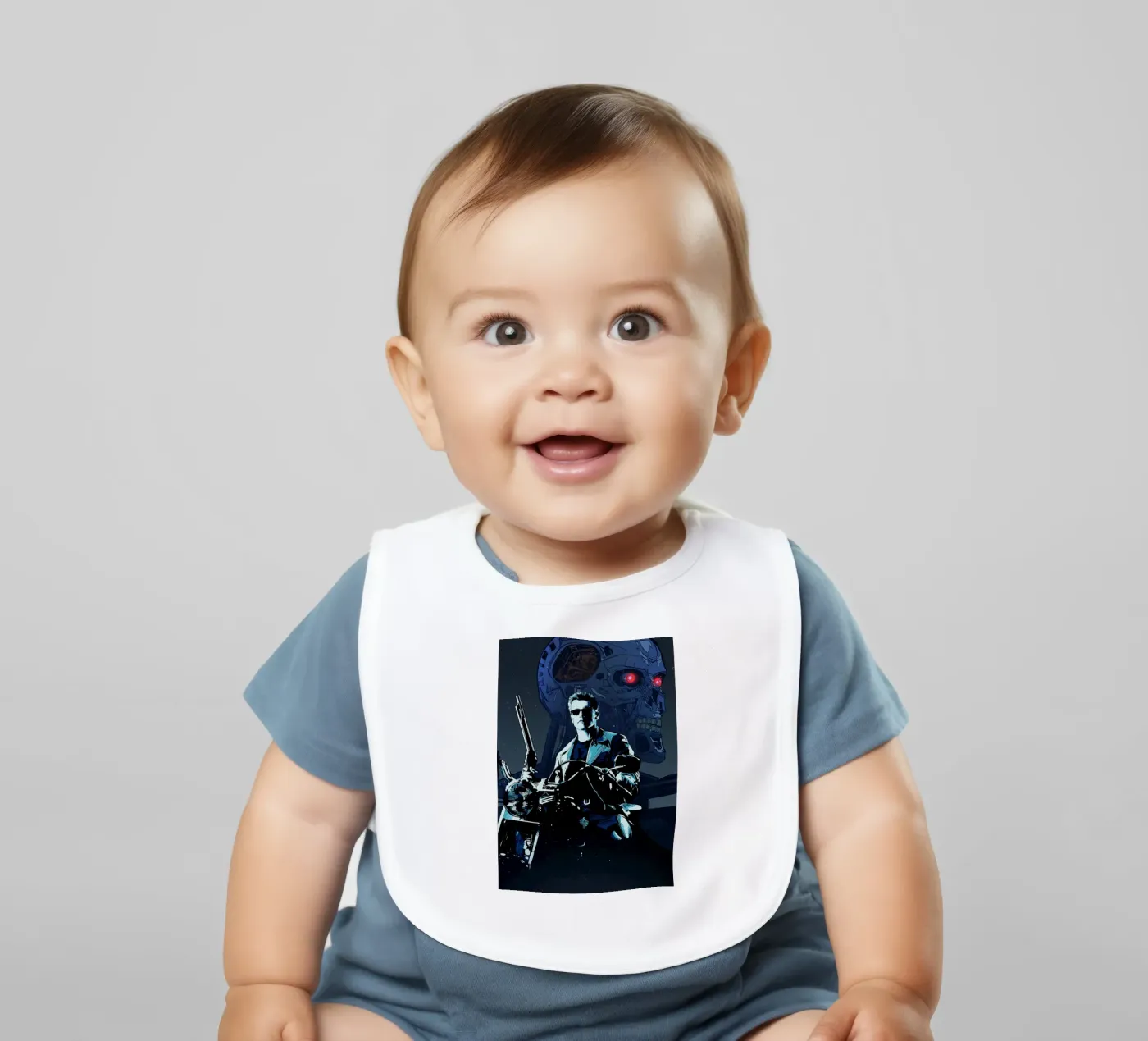 Terminator baby bib by nabakumov