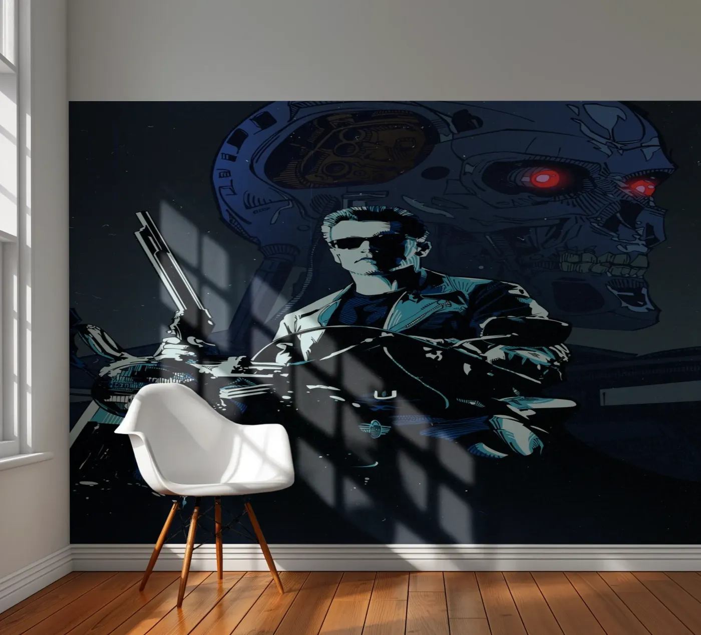 Terminator fotobehang van Nabakumovart II