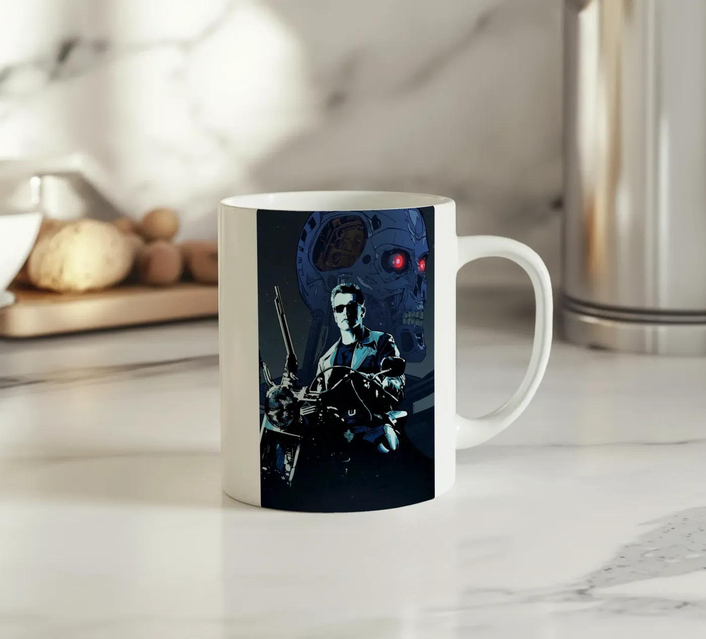 Terminator ceramic mug by nabakumov
