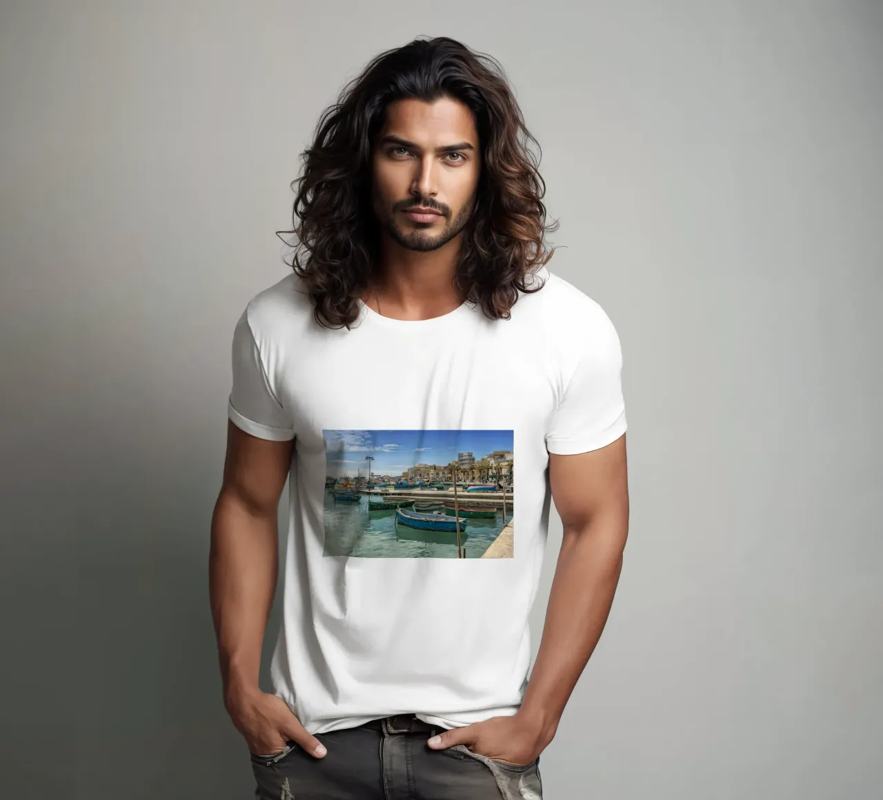 Barche da pesca colorate t-shirt da Curious Collections by Marielle Leenders