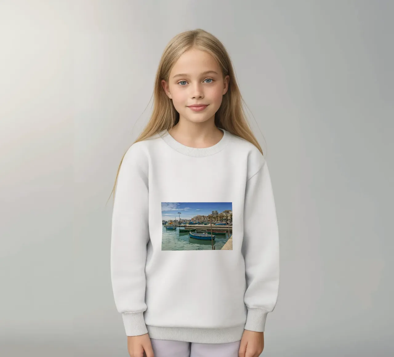 Barche da pesca colorate felpa bambino da Curious Collections by Marielle Leenders