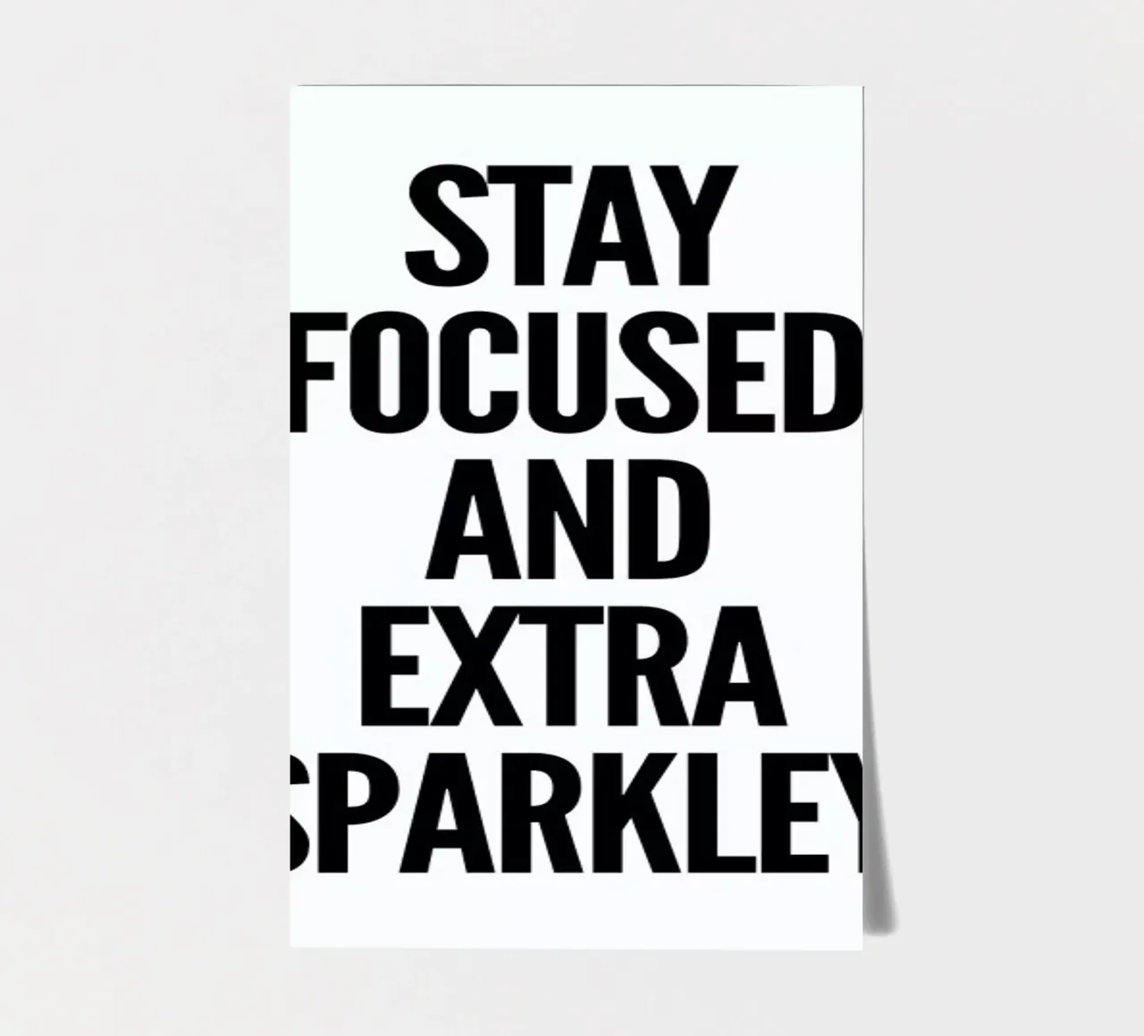 Focused sticker sheet by Mottos by Sinan Saydik