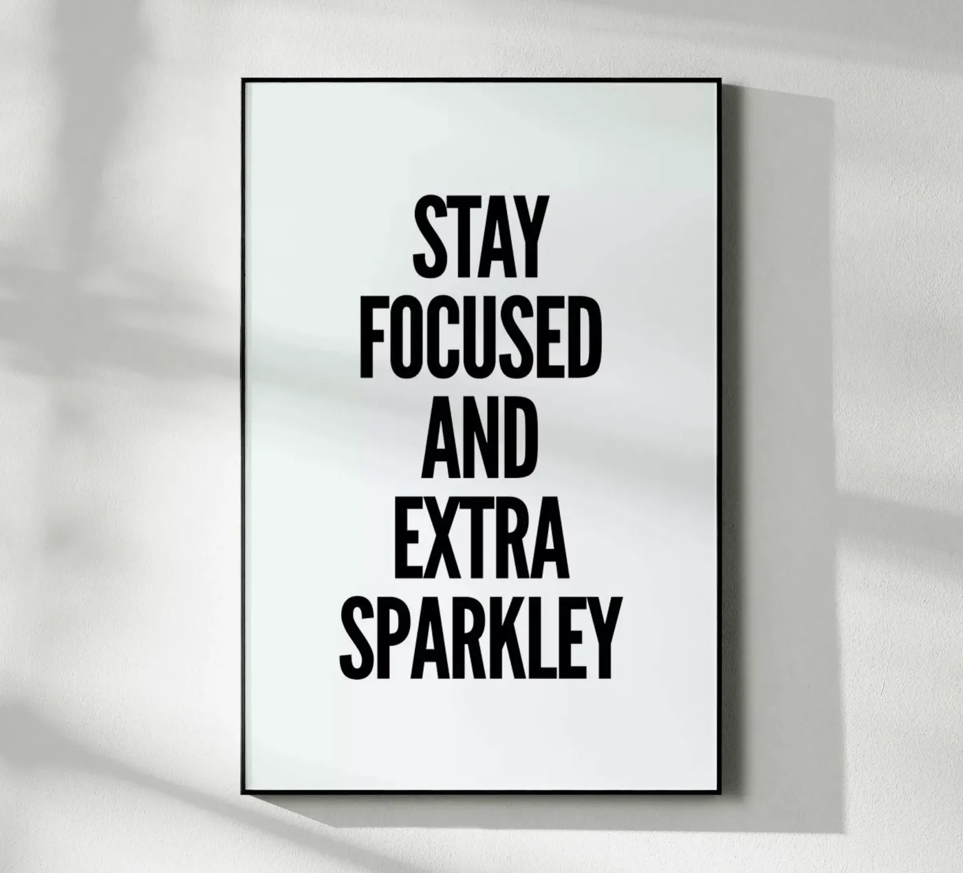 Focused Acryl-Glas von Mottos by Sinan Saydik