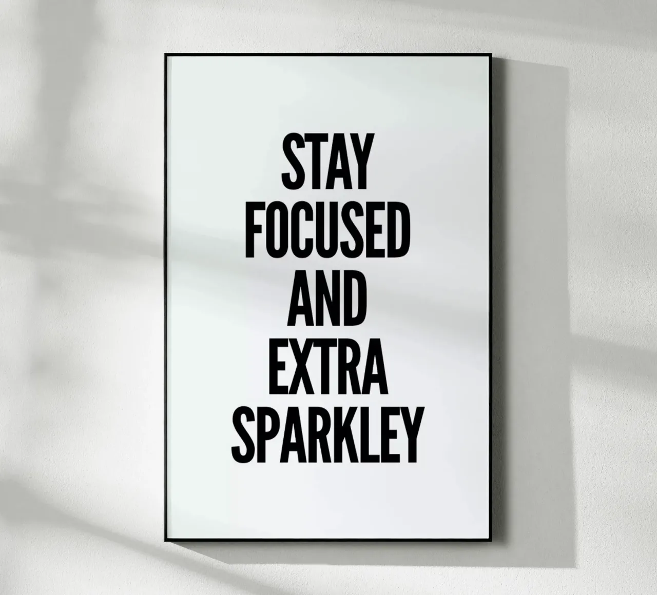 Focused Acryl-Glas von Mottos by Sinan Saydik