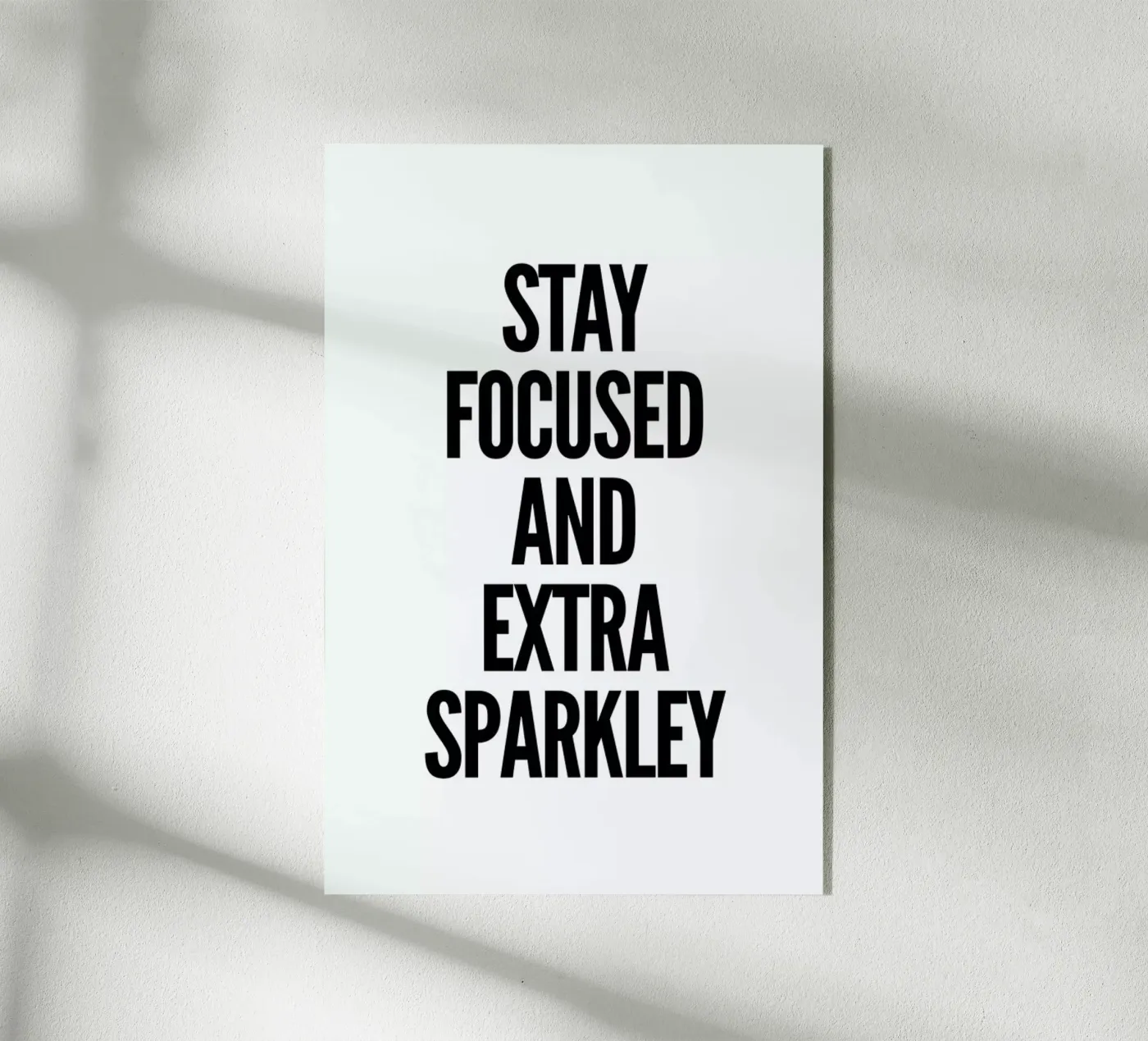 Focused Acryl-Glas von Mottos by Sinan Saydik