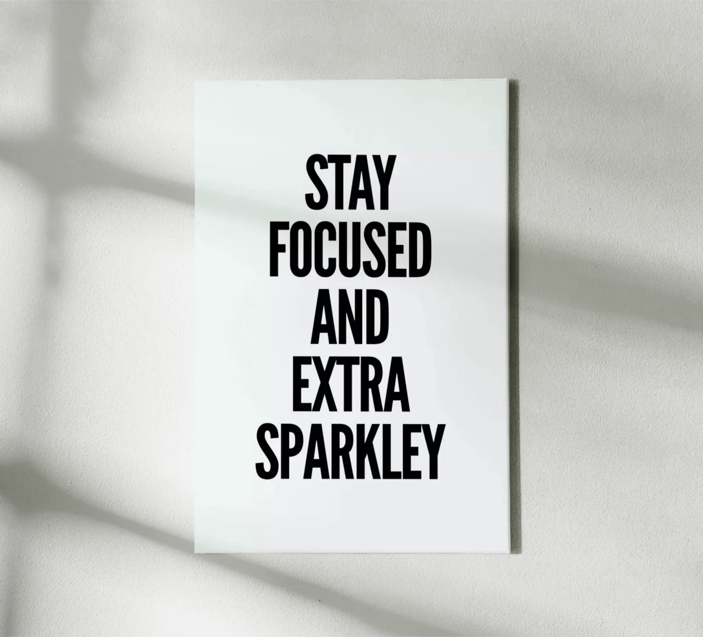 Focused canvas van Mottos by Sinan Saydik