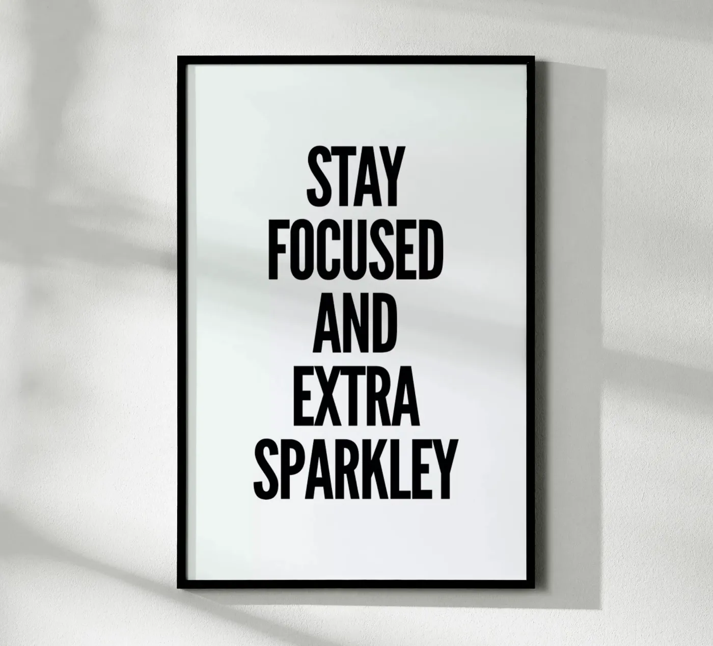 Focused Poster von Mottos by Sinan Saydik
