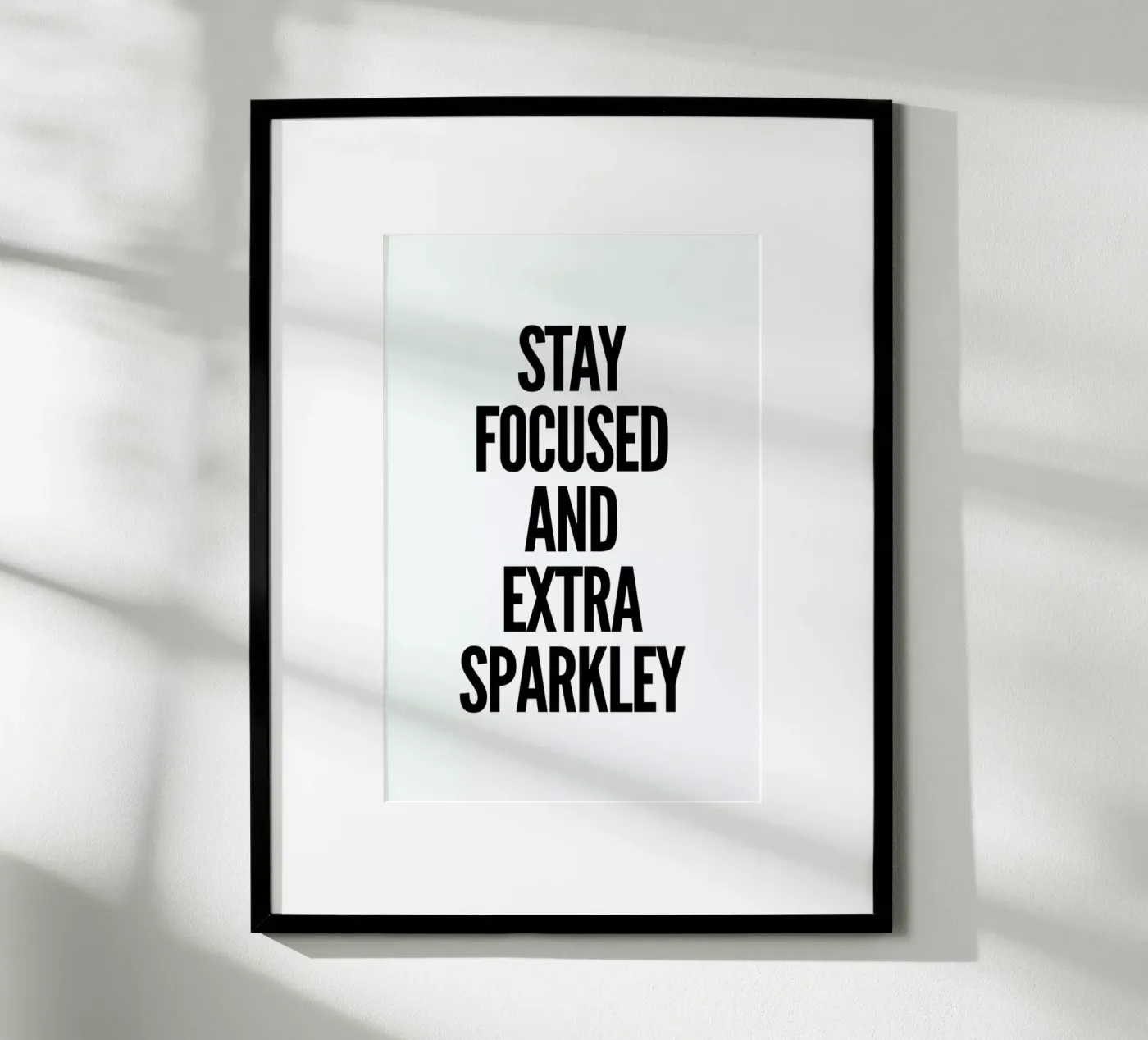 Focused Poster von Mottos by Sinan Saydik