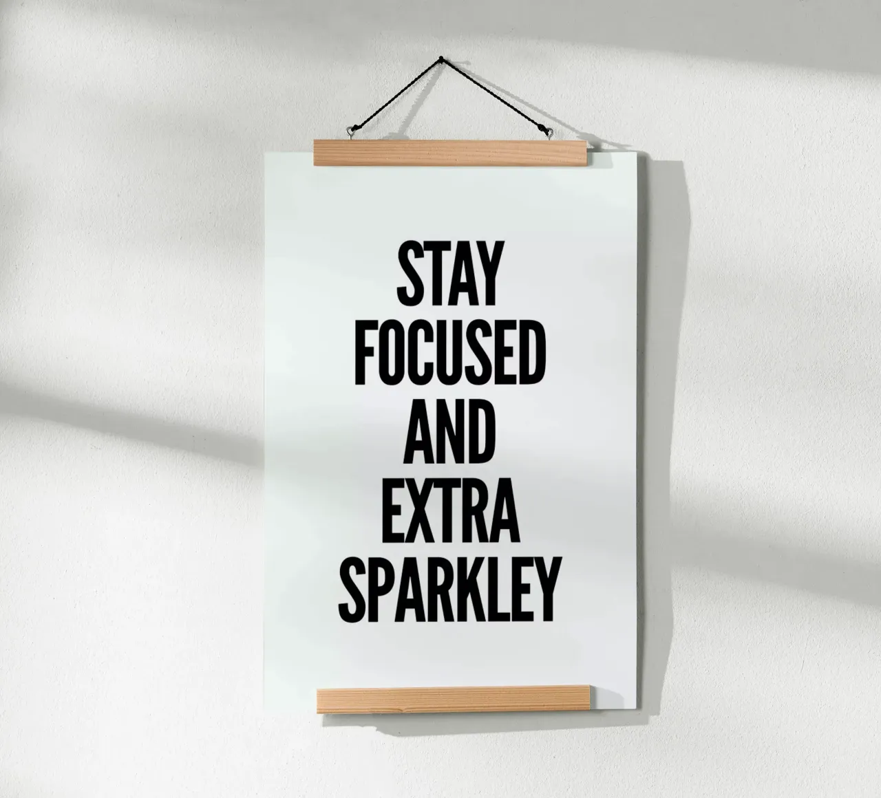 Focused poster van Mottos by Sinan Saydik