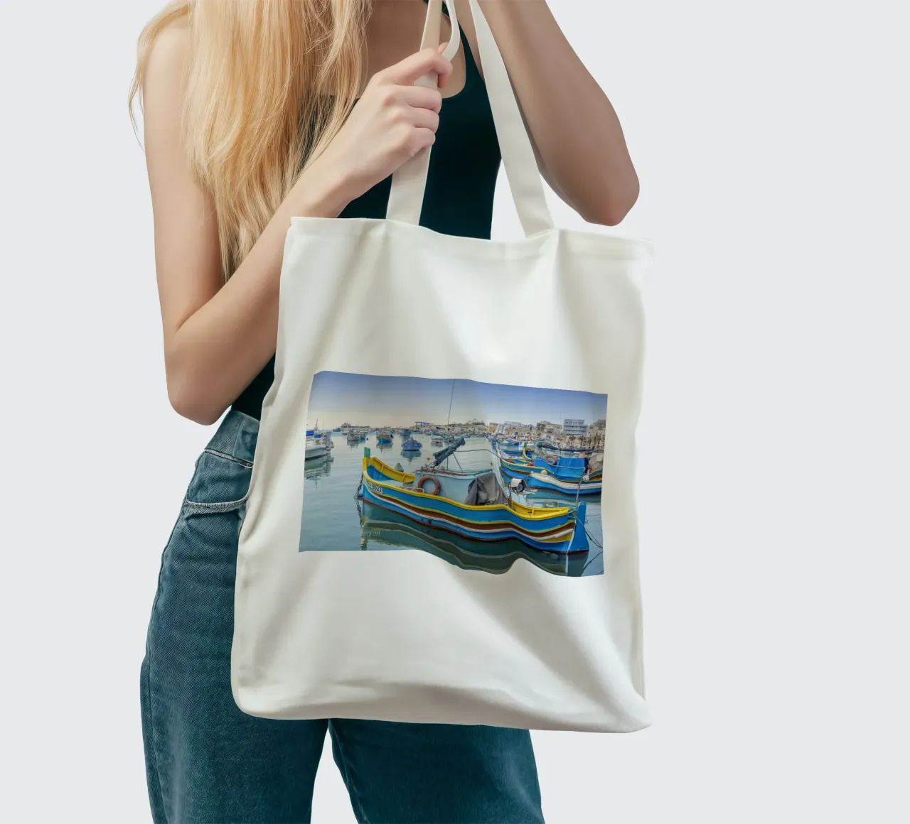 Barca da pesca colorata borsa in juta da Curious Collections by Marielle Leenders