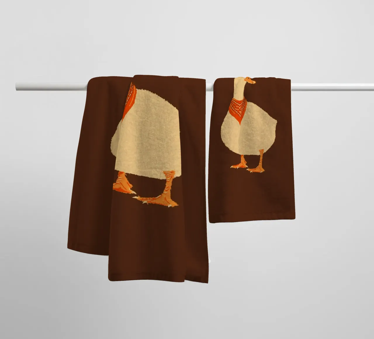 Bo The Cowboy Duck asciugamano da bagno da AnyoneCanYeehaw
