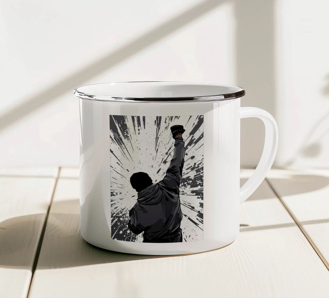 Rocky tazza in smalto da nabakumov