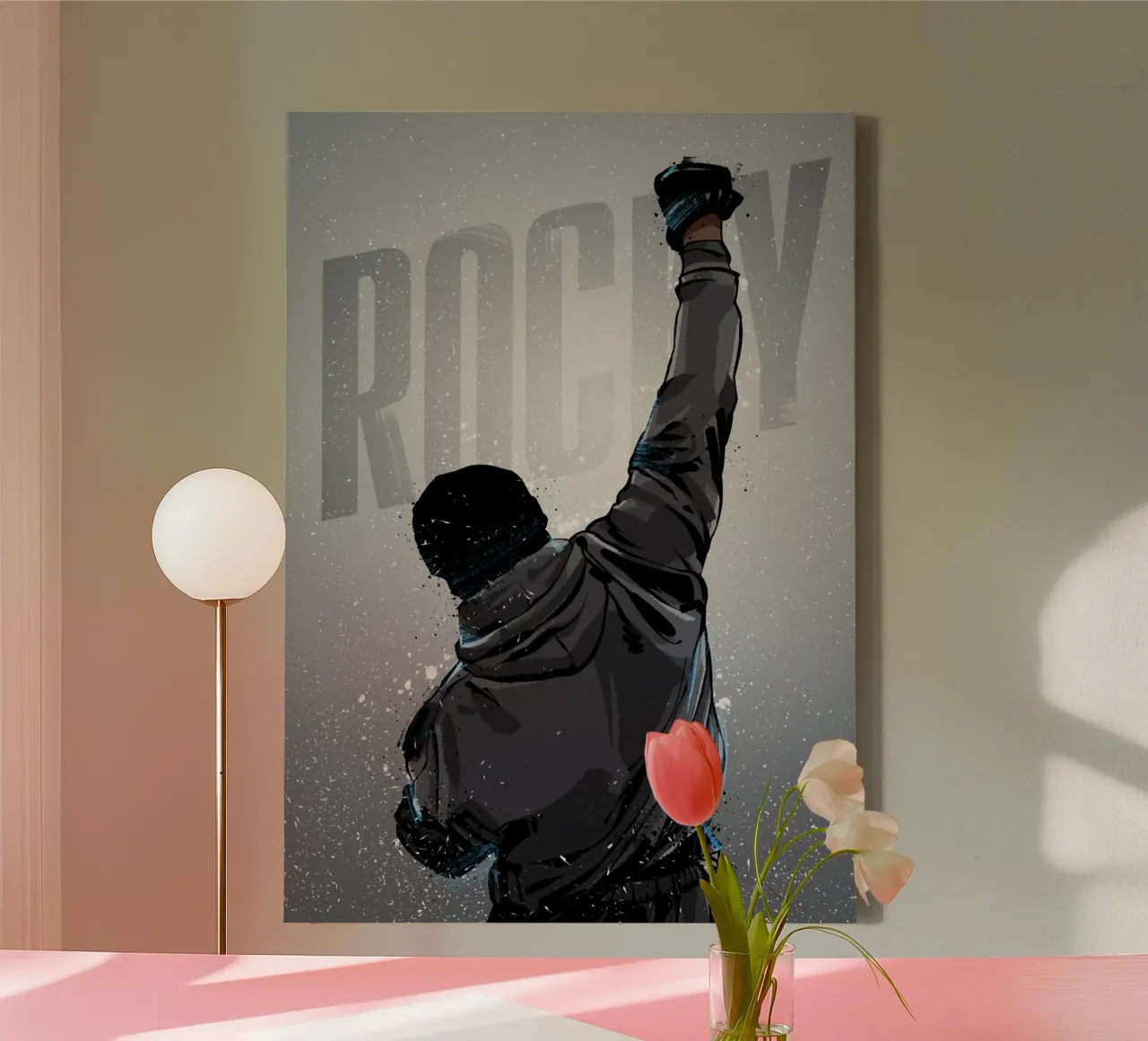 Rocky Wins tela con Cornice a cassetta da nabakumov