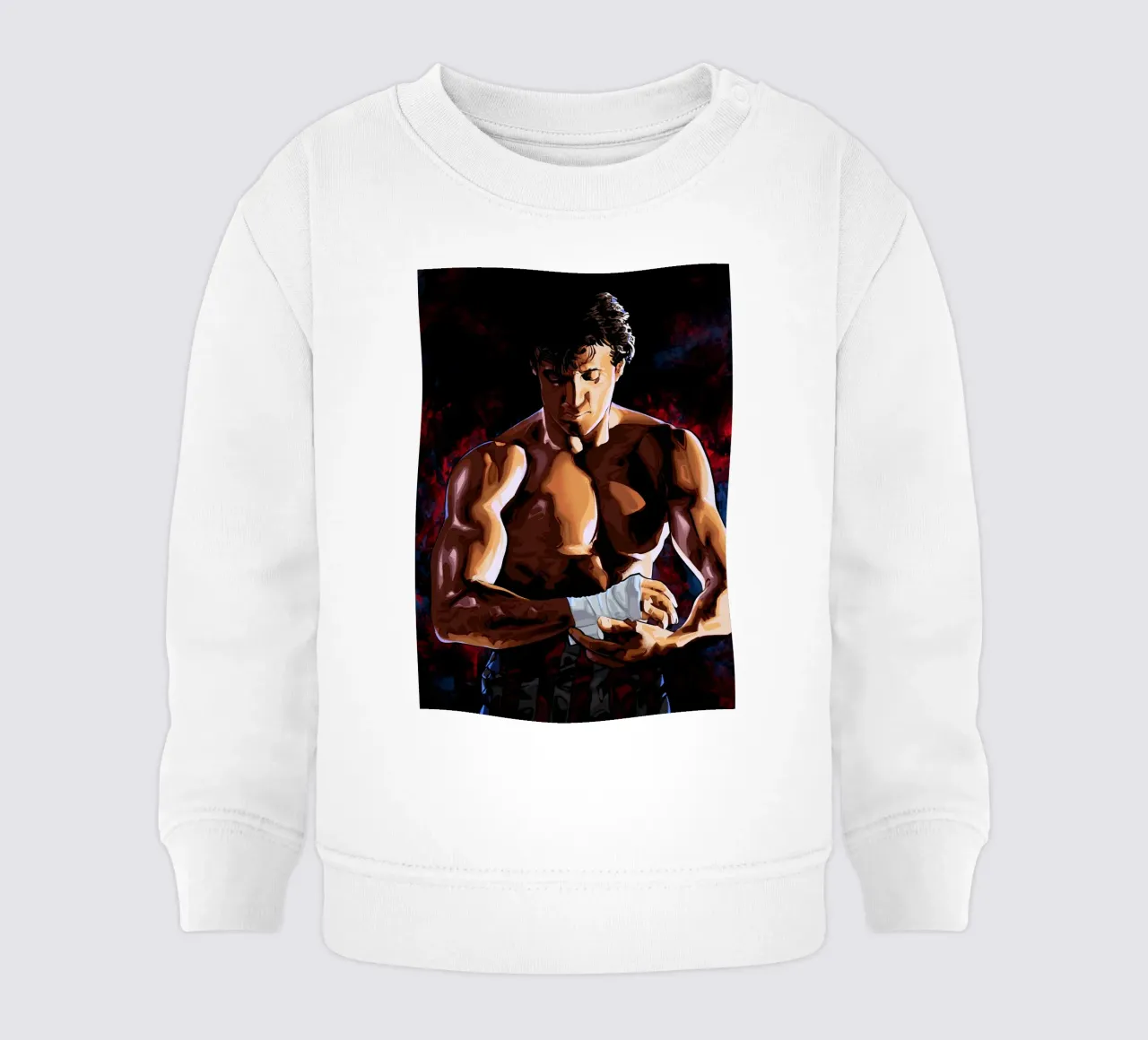 Rocky Balboa felpa neonato da nabakumov