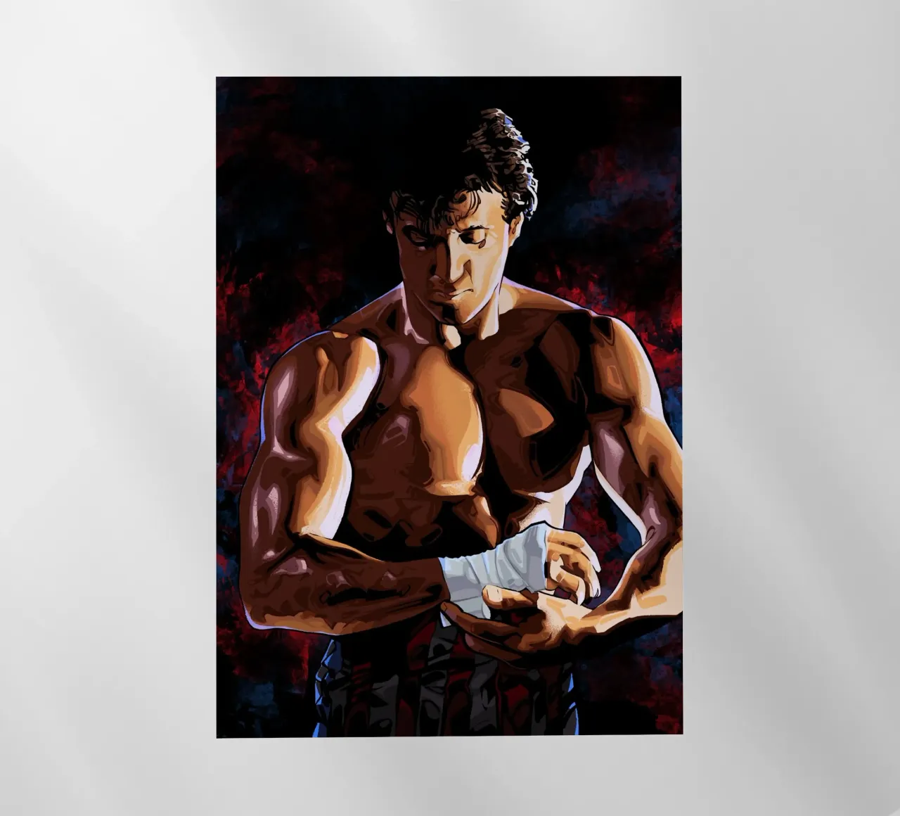 Rocky Balboa pellicola backlit da nabakumov