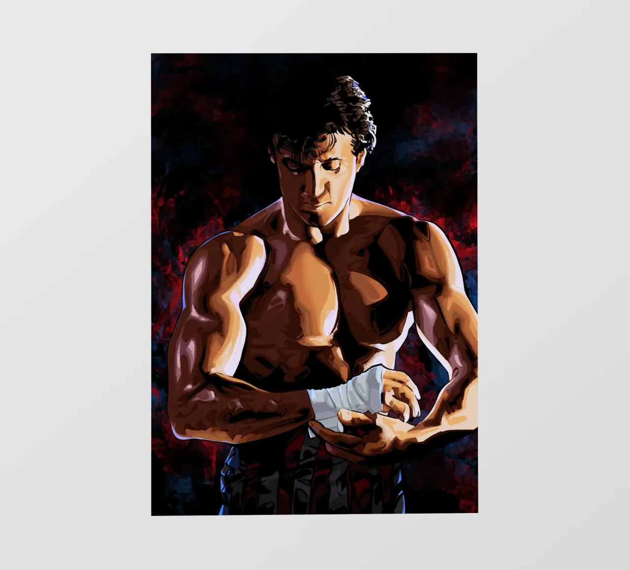 Rocky Balboa pellicola backlit da nabakumov