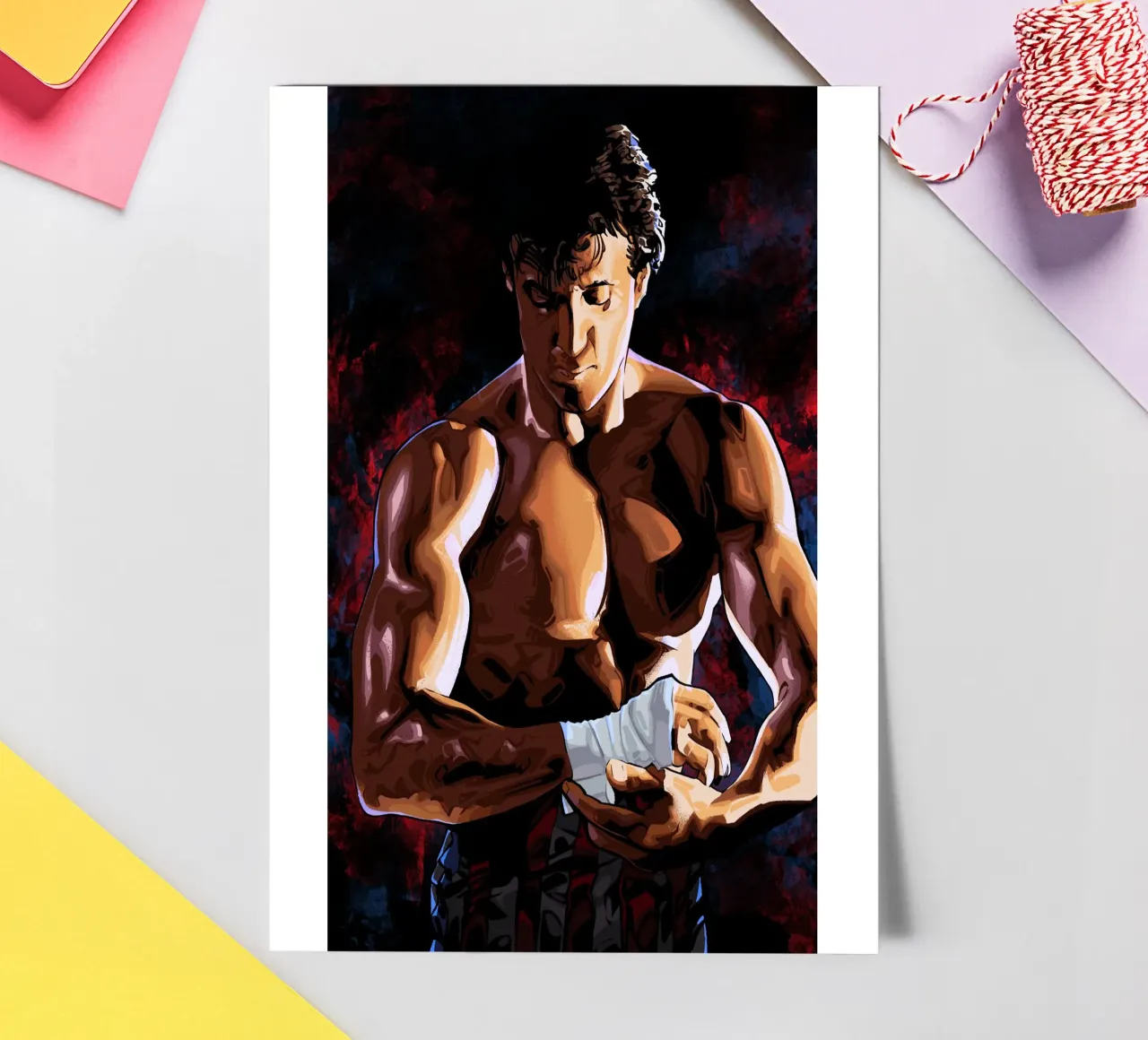 Rocky Balboa foglio adesivo da nabakumov